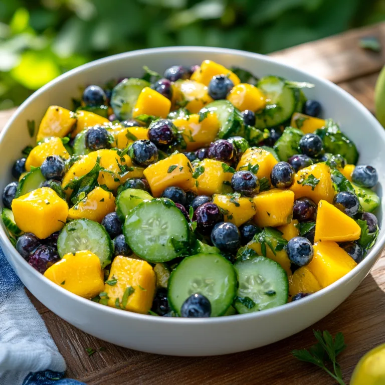 Blueberry Mango Salad Twist