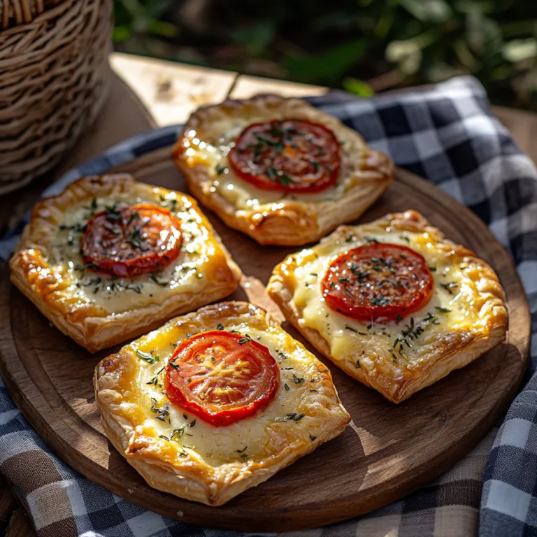 Cheese and Tomato Tarts