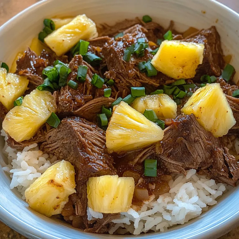 Crockpot Chipotle Pineapple Pot Roast Bowl
