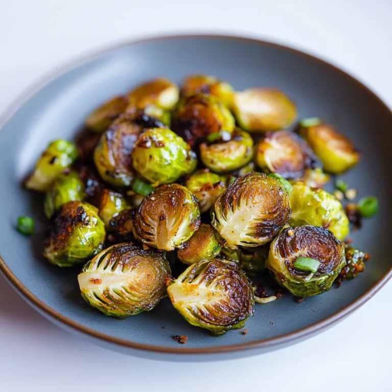 Honey Garlic Brussel Sprouts