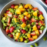 Mango Strawberry Avocado Edamame Salsa