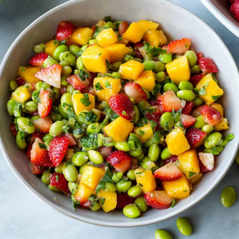 Mango Strawberry Avocado Edamame Salsa