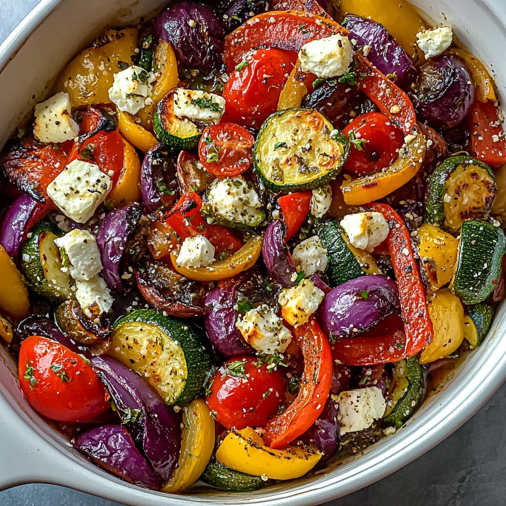 One Pan Greek Vegetables