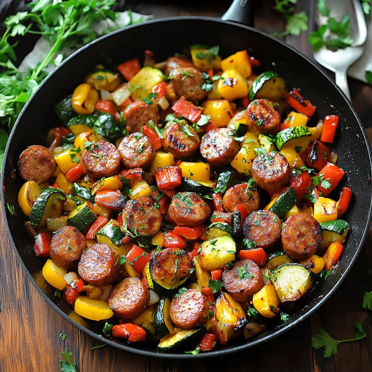 Sausage and Veggies Skillet