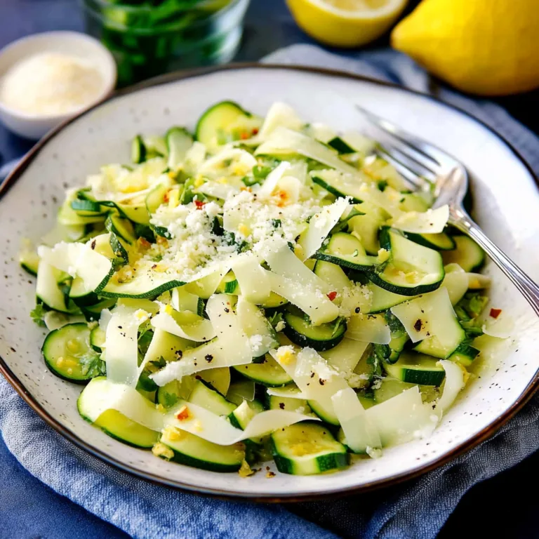 Shaved Zucchini Salad