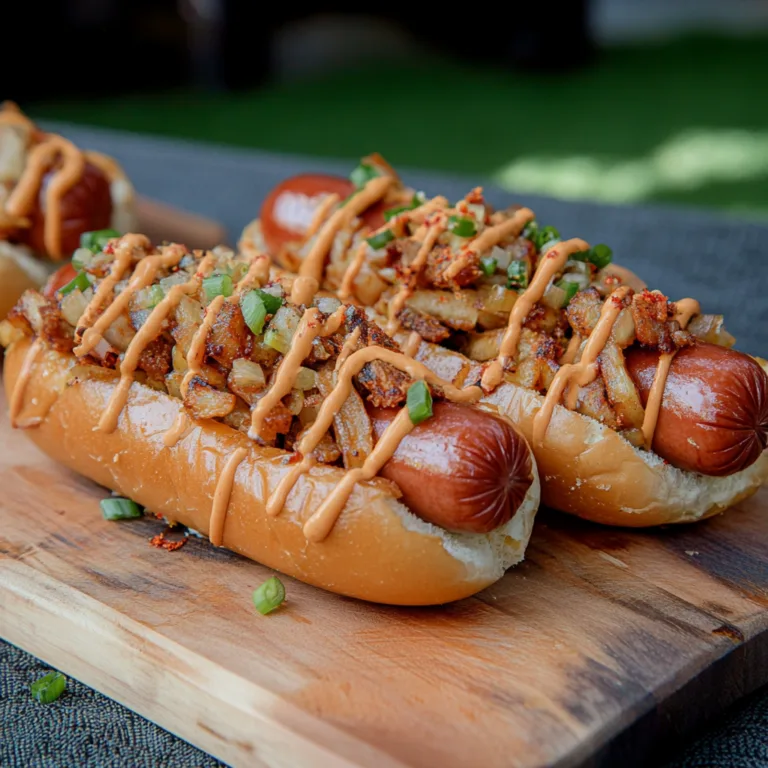 spicy Firecracker Hot Dogs