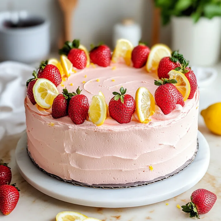 Strawberry Lemon Cake