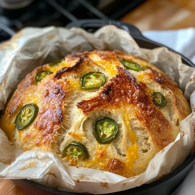 Jalapeno Cheddar Dutch Oven Bread