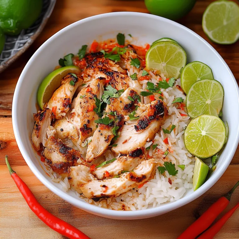 Coconut Lime Chicken and Rice