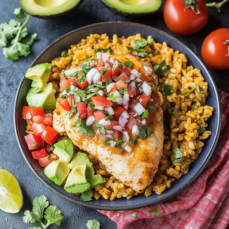 Fiesta Lime Chicken Recipe with Avocado