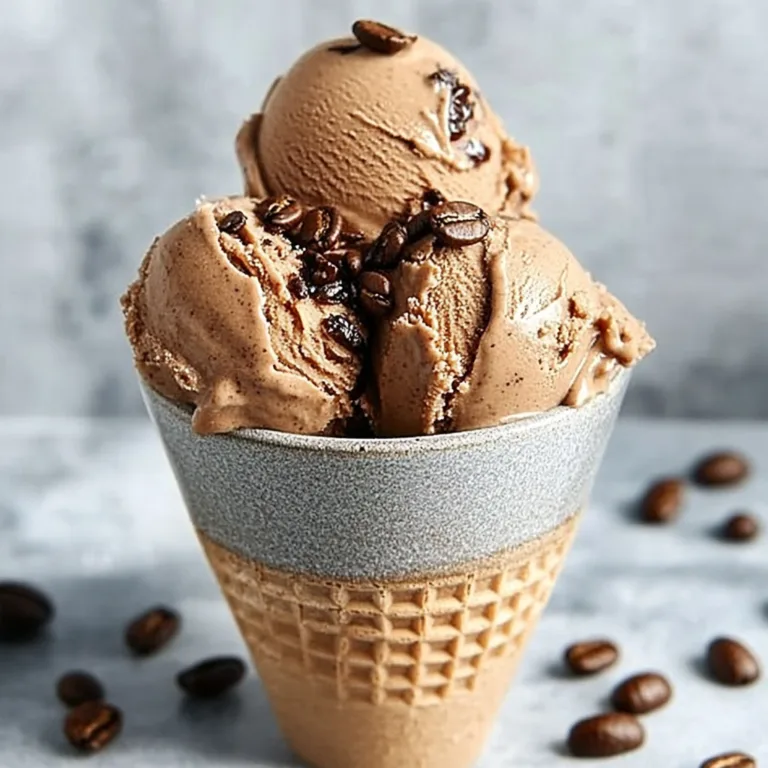 Homemade Coffee Ice Cream