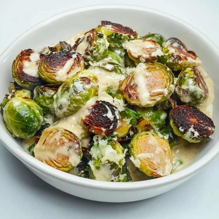 Roasted Brussels Sprouts Caesar Salad