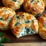 Spinach Cottage Cheese Flagels