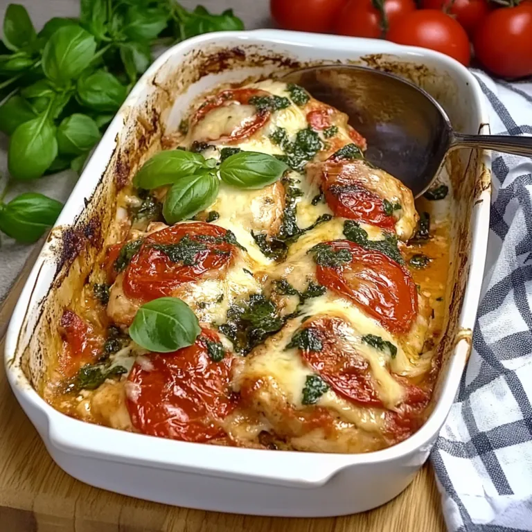 Caprese Chicken Casserole