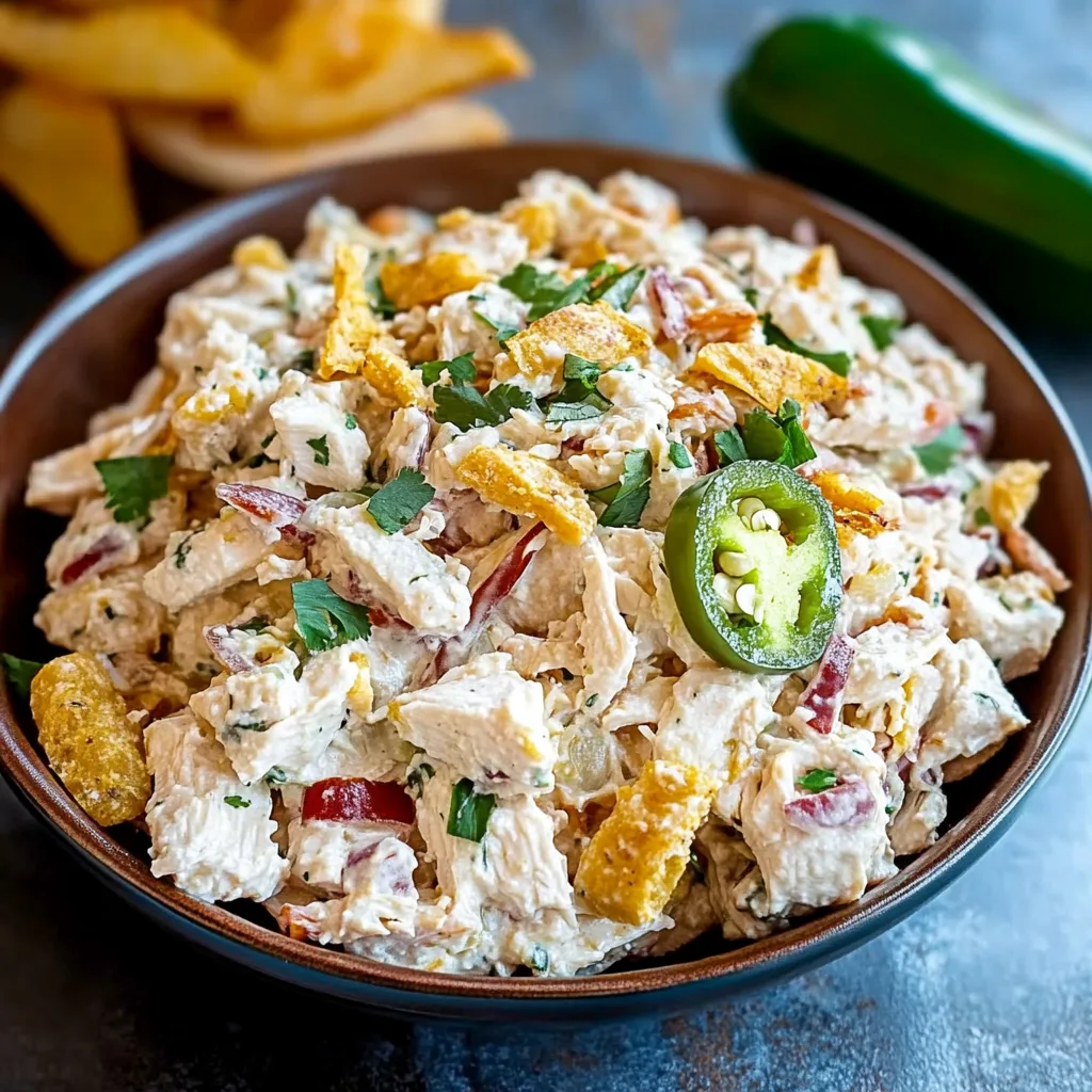 Jalapeño Popper Chicken Salad