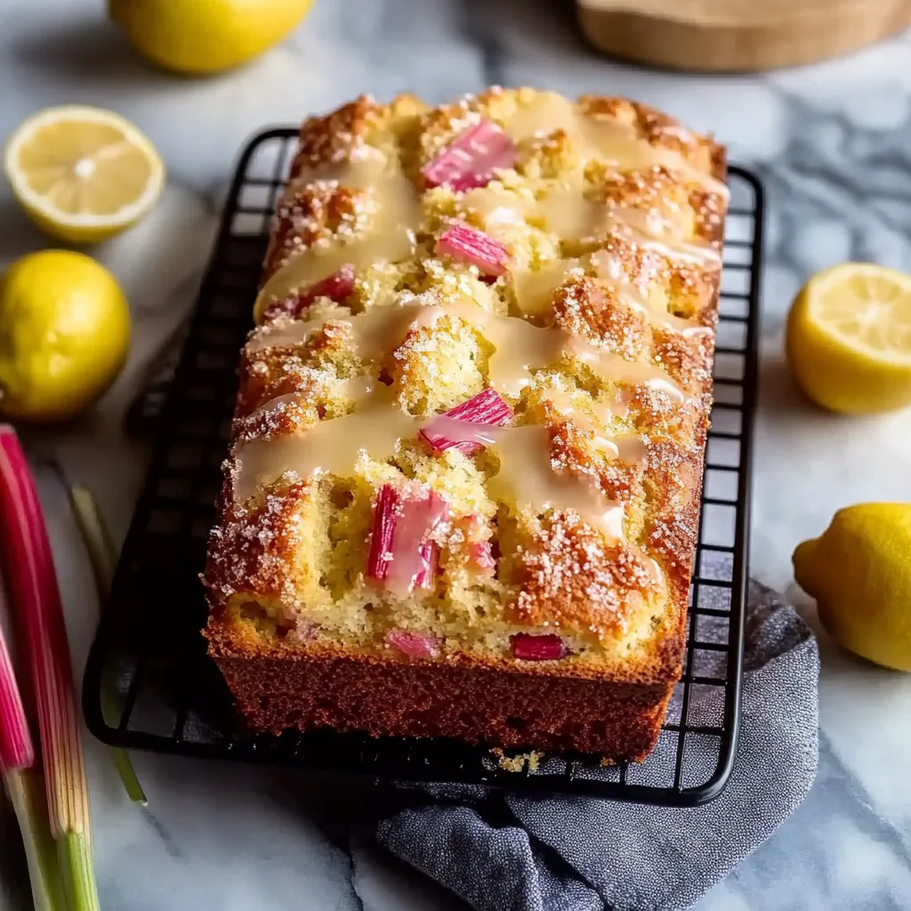 Lemon Rhubarb Bread