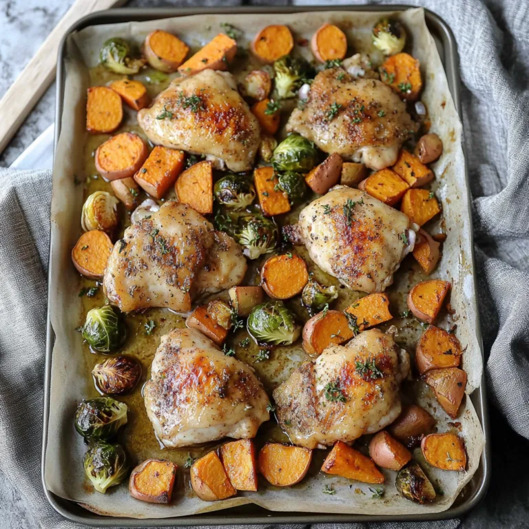 Sheet Pan Honey Dijon Chicken