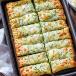 Cheesy Zucchini Breadsticks