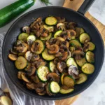 Pan-Fried Zucchini and Mushrooms