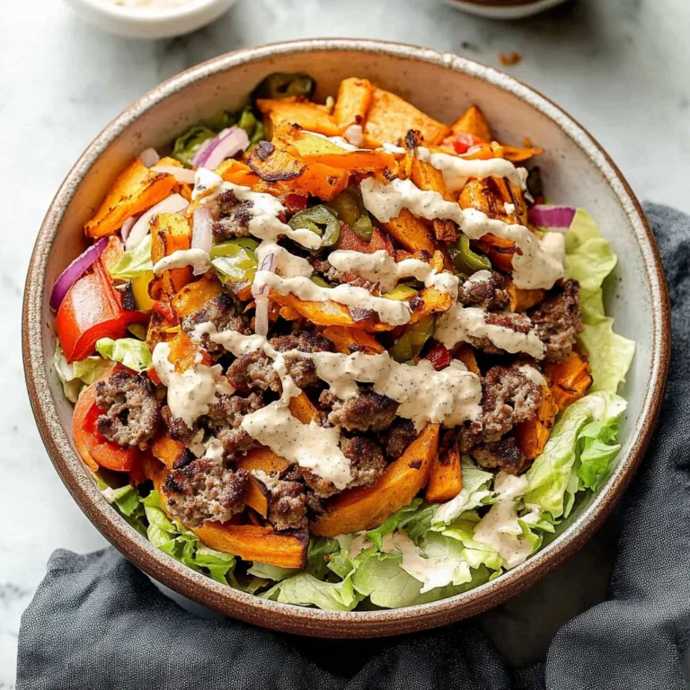 Sweet Potato Burger Bowl